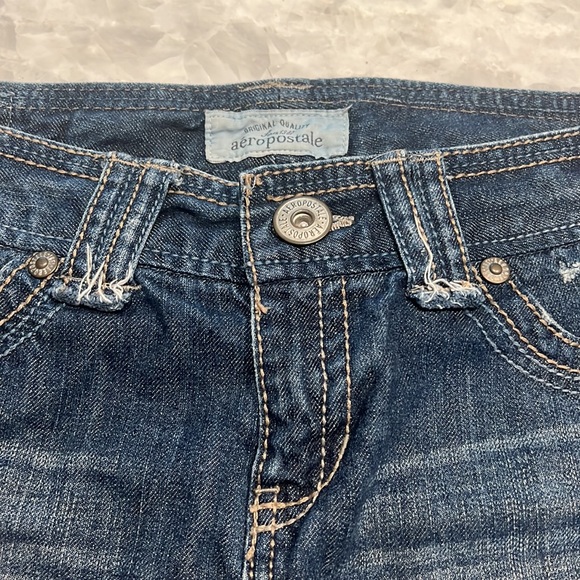 Distressed Jean Skirt - Picture 3 of 4